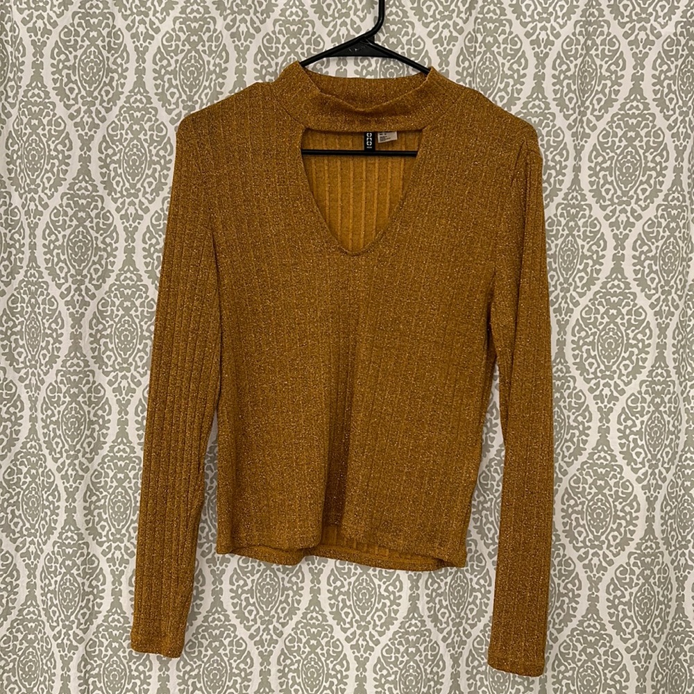 Gold Sparkle Top